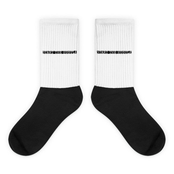 Black foot socks